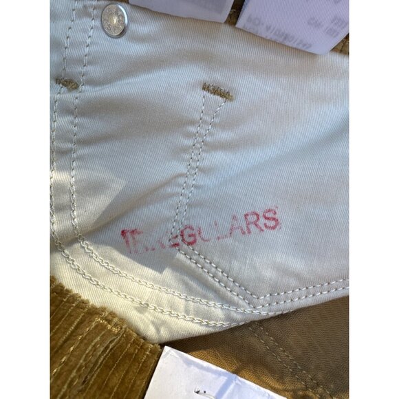 NWT Levis 314 Shaping Straight Corduroy Pants Mid Rise Beige Womens 30 x 30 - Picture 10 of 10